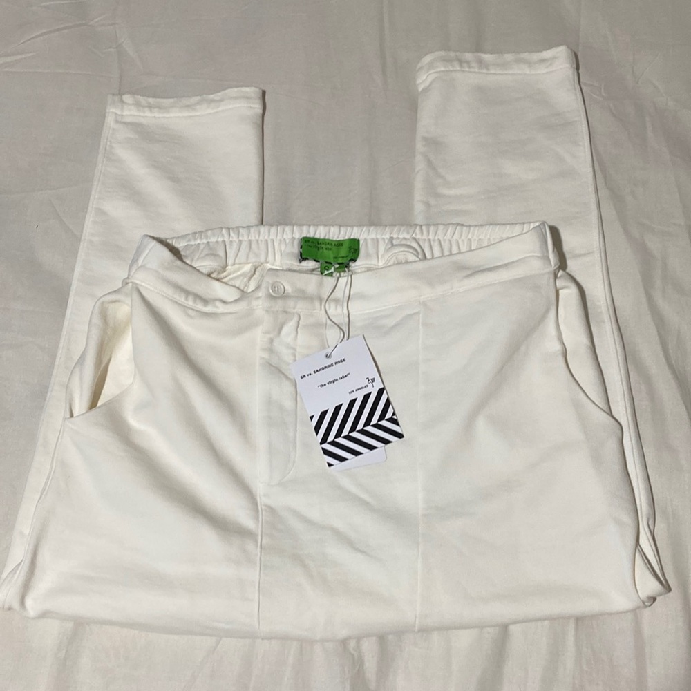Sandrine Rose cotton harem joggers